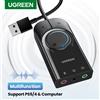 UGREEN Scheda Audio UGREEN interfaccia Audio USB adattatore Audio per microfono esterno da 3.5mm scheda Audio per PC Laptop PS4 auricolare scheda Audio USB