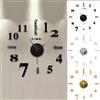 NONE 2024 nuovo orologio da parete creativo soggiorno fai da te adesivo da parete orologio muto orologio da parete casa decorare orologio digitale da parete orologio ad ago