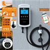 feyree Caricatore EV Feyree Tipo 2 32A 7.6KW, Stazione di Ricarica per Auto 11KW 22KW Trifase EVSE Wallbox con Schermo da 4.3 Pollici e Controllo Smart tramite APP
