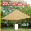 NONE Rete parasole con protezione UV, tessuto solare di alta qualità, capannone per piante, rete da giardino parasole, capannone per piante Rete ombreggiante beige5x6m