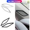 NONE A Pillar Cover per VW TCross T-CROSS 2018-2023 Front Audio Sounder Sticker Trim accessori interni in acciaio inossidabile
