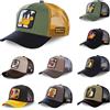 HUGKIS Berretto da baseball in cotone Snapback Cartoon Anime di marca di alta qualità Uomo Donna Hip Hop Papà Cappello a rete Cappello da camionista Dropshipping