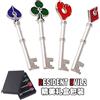 NONE Residents Evils Remake RPD Set di chiavi Procione Dipartimento della polizia Piazza Plum Heart logo Portachiavi Accessori per costumi cosplay Regalo
