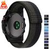OAKCHARM Cinturino in nylon con gancio da 26mm 22mm per Garmin Fenix 7 7X Pro 6/Epix Pro Gen 2 47mm 51mm/Enduro/TACTIX/Forerunner 965 955 cinturino