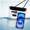 NONE Custodia per telefono con borsa asciutta impermeabile in PVC per accessori galleggianti per piscina da viaggio, spiaggia, nuoto, kayak, canottaggio