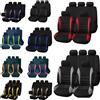 NONE Cuscino Universale per Sedile Auto con Design a Fascia Lombare, Misura Universale Adatta per Auto, SUV, Camion, Furgoni, Accessori Interni, Set Completo di Coprisedili