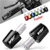 NONE 7/8 "22mm Moto Manubrio EndsPlug Slider Manopole End Cap Accessori Per Yamaha YZF R3 R25 R6 R1 R125 R250 R6s