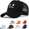 NONE Berretti da baseball con ricamo XX unisex da 1 pezzo Berretto hip-hop Cappelli casual regolabili per esterni primaverili ed estivi Cappello per protezione solare
