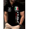 NONE La nuova maglietta POLO da uomo dell'estate 2025 presenta una stampa di lettere 3D casual, alla moda, comoda, morbida e traspirante