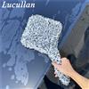 Lucullan Bubble Plus Wash Pad Spugna per autolavaggio in microfibra con blocco di spazzole per dettagli per la cura dell'auto della coda