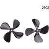 NONE 2PCS 4mm RC Barca Quattro Pale Paddle Positivo/Inversa Barca Elica Vite Ad Alta Resistenza D50/55/60/70mm