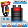 THINKCAR Thinkdiag Versione Hot, Strumento Diagnostico OBD2 per Tutti i Sistemi Auto, 16 Servizi di Reset, Codifica ECU, Test Attivi, 1 Anno Gratuito