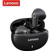 Lenovo Cuffie Wireless Lenovo NE105 Bluetooth 5.3 TWS con Cancellazione del Rumore, Audio HD, In-Ear, Vivavoce con Microfono