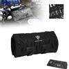 NONE Borsa Porta Attrezzi Portatile Pieghevole con Rotelle, Organizer Multifunzione per Elettricisti, Kit Riparazione Auto e Moto