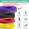 NONE Bande di Resistenza Coresteady 20-230 libbre - Fasce Elastiche in Gomma Resistenti - Per Potenziamento Muscolare e Allenamento Fitness