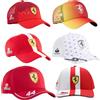 Ferrari Cappello Ricamato F1 Ferrari Racing Hamilton 2025, Cappello da Pilota, Cappellino da Baseball Sportivo, Cappello da Sole Ferrari 488 812 296