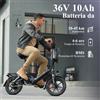 bodywel Bicicletta Elettrica Pieghevole 14 Pollici Mini Bici Elettrica da Città 36V 10AH Ebike per Adulti con Assistenza alla Pedalata per Esterni Stock UE Bodywel T16pro