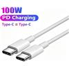 NONE Cavo USB C a USB Type C PD 100W per ricarica rapida e trasferimento dati per Huawei, Samsung, Xiaomi, Macbook, iPad, cavo dati da Type C a Type C