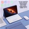 NONE Tastiera retroilluminata con trackpad per Honor MagicPad 4 12.3 pollici YLE-W09 MagicPad4 2026, custodia con tastiera spagnola italiana inglese