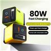 Twitch Caricabatterie USB Tipo C da 80W Super Veloce con Cavo USB C Telescopico per iPhone 16 15 Samsung Laptop con Luce