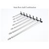 NONE Set di 1 albero di trasmissione in acciaio inossidabile da 4 mm per barche RC + elica a tre pale + giunto cardanico + manicotto per albero in acciaio inossidabile + dado per elica /set