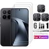 XYWZV Vetro temperato trasparente 6in1 per Xiaomi 17T, protezione schermo HD per Xiaomi 17T Pro, pellicola protettiva per obiettivo fotocamera Xiaomi 17T