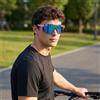 NONE Occhiali da Sole Antivento alla Moda per Giovani, Unisex, Antipolvere, Colorati, per Skateboard, Ciclismo, Escursionismo, Corsa e Sport all'Aperto