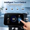 NONE Macchina per caffè espresso a 20 bar, macchina per caffè semiautomatica con controllo della temperatura NTC, lancia vapore per montare il latte, controllo touch, serbatoio dell'acqua da 1,5 litri per