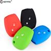 KEYYOU Custodia in gomma siliconica Chiave Cover 2 pulsanti per Renault Clio Scenic Megane Duster Sandero Captur Twingo Modus Chiave telecomando per auto