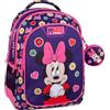 Disney Cars | Frozen | Vaiana | Minnie Mouse | Princesses Zaino per la scuola elementare con 3 scomparti | Zainetto per bambini per il viaggio e l'uso quotidiano con cinghie riflettenti imbottite, S