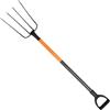 KOTARBAU® Forcone a 4 denti 120 cm da Giardino con Manico in Metallo Economico