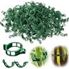 ZoneYan Clip di Sostegno per Piante, 300 Pezzi Clip di Supporto alla Crescita, Clip Supporto Piante Orto, Clip per Piante, per Innesti Giardinaggio,Pomodoro Verdure Clip (Verde)