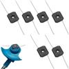 YuBu-Tech Wirerope, 6 testine per decespugliatore elettrico in plastica ABS, 150 mm, accessori per tagliare giardini, prati e colture