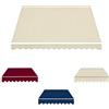 Generico Tessuto di Ricambio per Tende da Sole Telo 200cm 300cm 400cm 500cm Poliestere Resistente per Patio, Terrazzo, Esterno, Giardino Telo di Ricambio per Tenda Parasole Retrattile