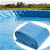 Liyadolaam Rivestimento laghetto Blu Esterno Fodera per laghetto per Pesci Resistente Impermeabile Resistente ai Raggi UV per la Protezione della Superficie Serbatoio Cascata Rialzato(2x6m)
