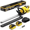 SundpeyPRO 21V Tagliasiepi a Batteria 53cm - Taglia Siepe Giardino a Batterie 2 x 4.0Ah, Diametro Di Taglio 16mm, Maniglia Ruotabile 180°, Tagliasiepi Elettrico per Siepi, Arbusti, Potatura