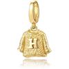 FANCIME Harry Potter x Collaboration - Harry Sweater Charm - Gold, Sterling Silver Charms Necklace Jewellery Gift for Women Girls
