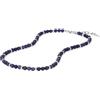 GAVU Collana da Uomo Pietre Naturali e Acciaio Inox, Collana di Perline di Sodalite Blu da Uomo Regolabile