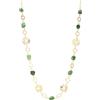 Dazylleco Collane Lunghe in Oro Stile Boho per Donna, Collana Lunga con Catena e Perle, Gioiello per Costume, Idee Regalo di Compleanno per Donna, 13 inches, Pietra, Non pietra preziosa