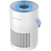Jafända Purificatore d'aria per persone allergiche, filtro HEPA (bianco)
