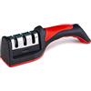 HERCHR Affilacoltelli, 3 in 1 Affilacoltelli da Cucina Strumento Per Affilare Coltelli Per Coltelli E Forbici in Ceramica, Acciaio