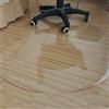 DSWZLQDXB Tappetino Protettivo per Pavimenti Duri Trasparente,Base Per Sedia da Scrivania,Tappeto Salvapavimento Per Sedia da Ufficio rotonda,Protezione Pavimento Sotto Scrivania (50cm,1mm)