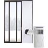 Sucritude Guarnizione Universale Per Porte Finestre Condizionatore, 200/300cm Kit Di tenutas Aria Per Porta/finestra Per Condizionatori Portatili, Adatto Per Finestre A Battente, Senza Forare, Facile Da Montare