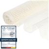 Lusee Sottotappeto Antiscivolo, 200 * 180cm Rete Tappetino Antiscivolo per Tappeti, PVC Tagliabile Lavabile Sotto Antiscivolo Tappeto per Moquette Cassetti Ripiani Materasso Divano