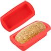 VFANDV Stampo Plumcake Silicone, 2 Pezzi Teglia Pane in Cassetta Antiaderente per Cottura del Pane e Plumcake - per Forno e Microonde