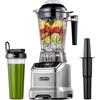 AMZCHEF Batidora de Vaso 2 in 1 con due contenitori di miscelazione, Frullatore Professionale ad alte prestazioni, 1800 Watt, 1,85 litri e 600 ml, blender professionale per smoothie con 6 lame