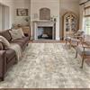PureCozy Tappeto Salotto Tappeti 300x400cm Marrone Lavabile in Lavatrice Antiscivolo Moderno Astratto Naturale Grande Carpet Cameretta Scendiletto Camera da Letto Ufficio Pelo Corto