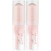 Essence Cosmetics essence FONDOTINTA in stick, curativo, coprenza, focalizzazione leggera, naturale (10g) (Confezione da 2)