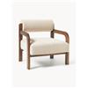 Westwing Collection Poltrona lounge in legno di frassino Raymond