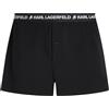 KARL LAGERFELD Uomo Logo Jersey Boxer (3 Pack) Blu navy/Grigio/Nero XL